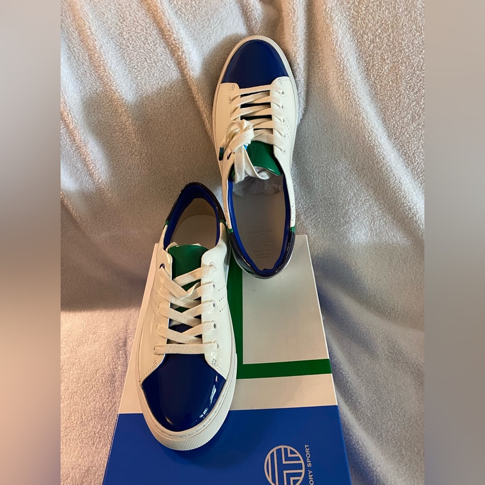 Tory Birch Snow White Multi Golf Sneakers